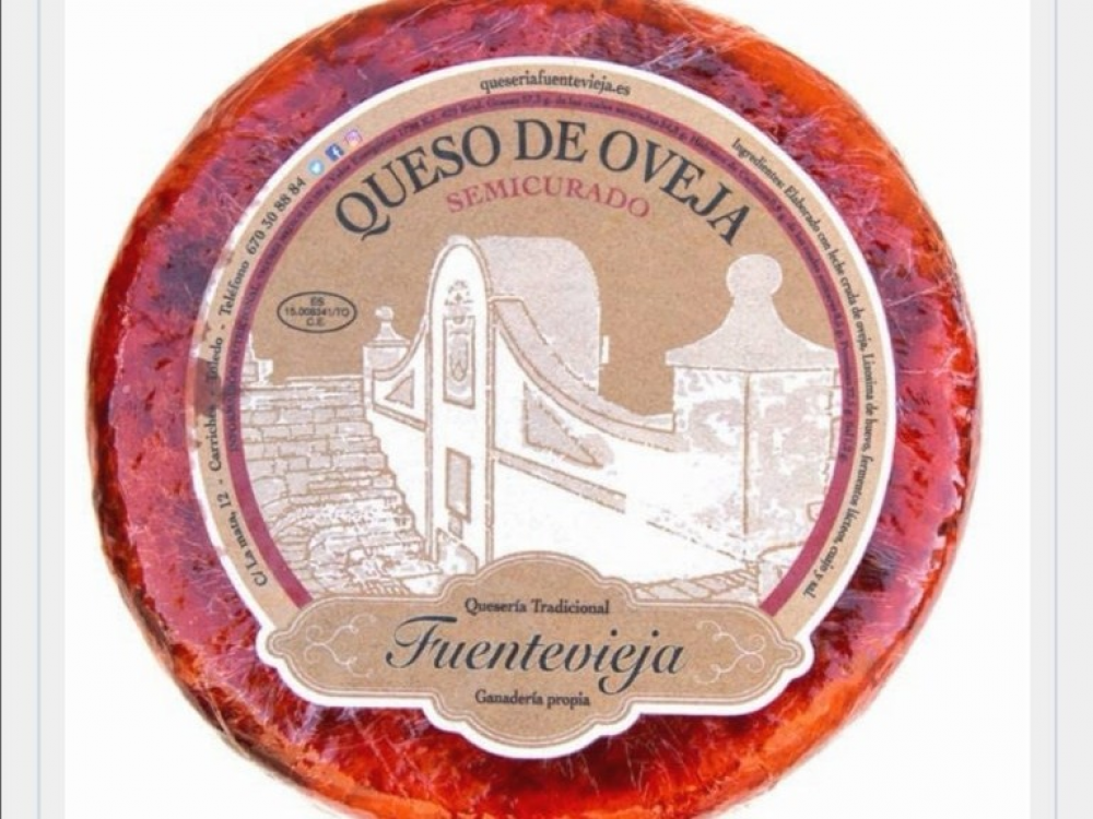  Queso Semicurado Al Pimentón De Fuentevieja